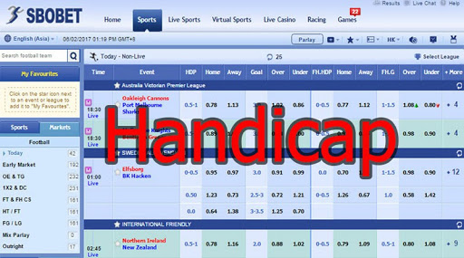 ราคาบอลแฮนดิแคพ ดูยังไง วิธีการดูราคาบอลแบบแฮนดิแคพ กับสโบเบท